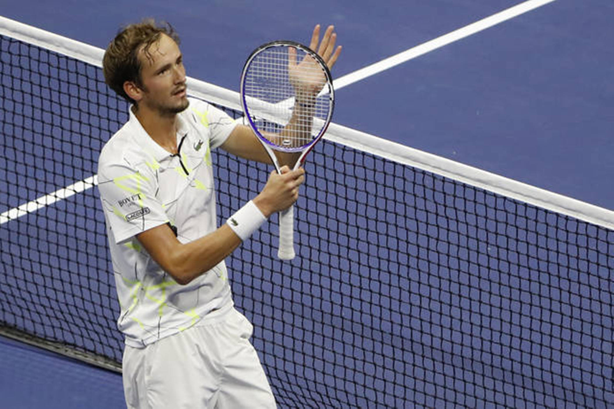 关于美网逆转法网，梅德韦杰夫高光表现的信息